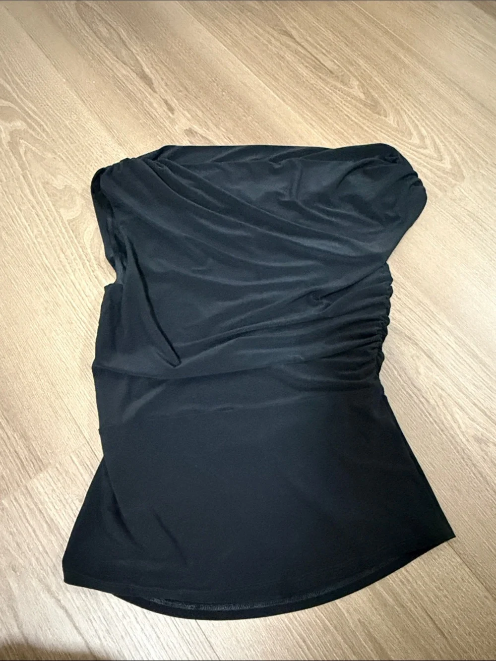 Aritzia Black One-Shoulder Smooth Matter™ Gallery Top
